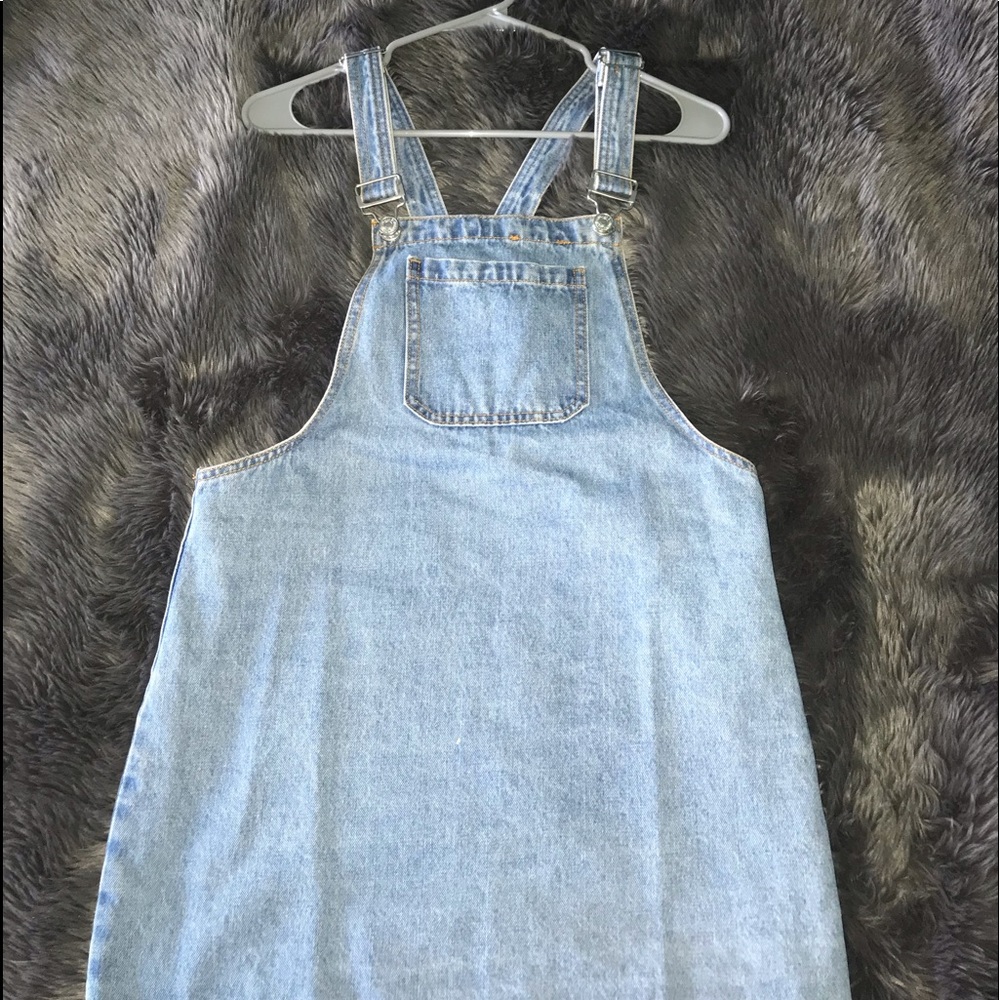 Overall jean dress